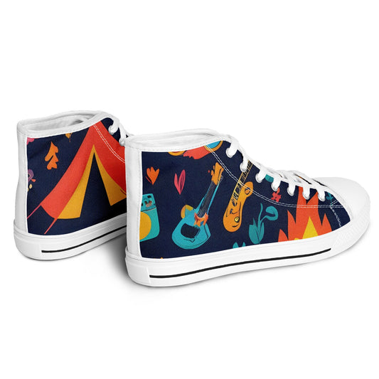 Festival Pattern High Tops - Rave Shoes with A Bold Style and All-Day Comfort