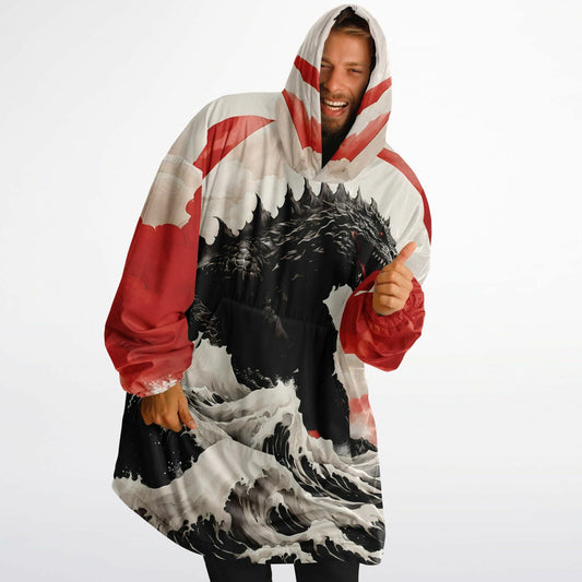 Anime Godzilla Snug Hoodie - Comfortable Fleece Hoodie - Essentials Hoodie