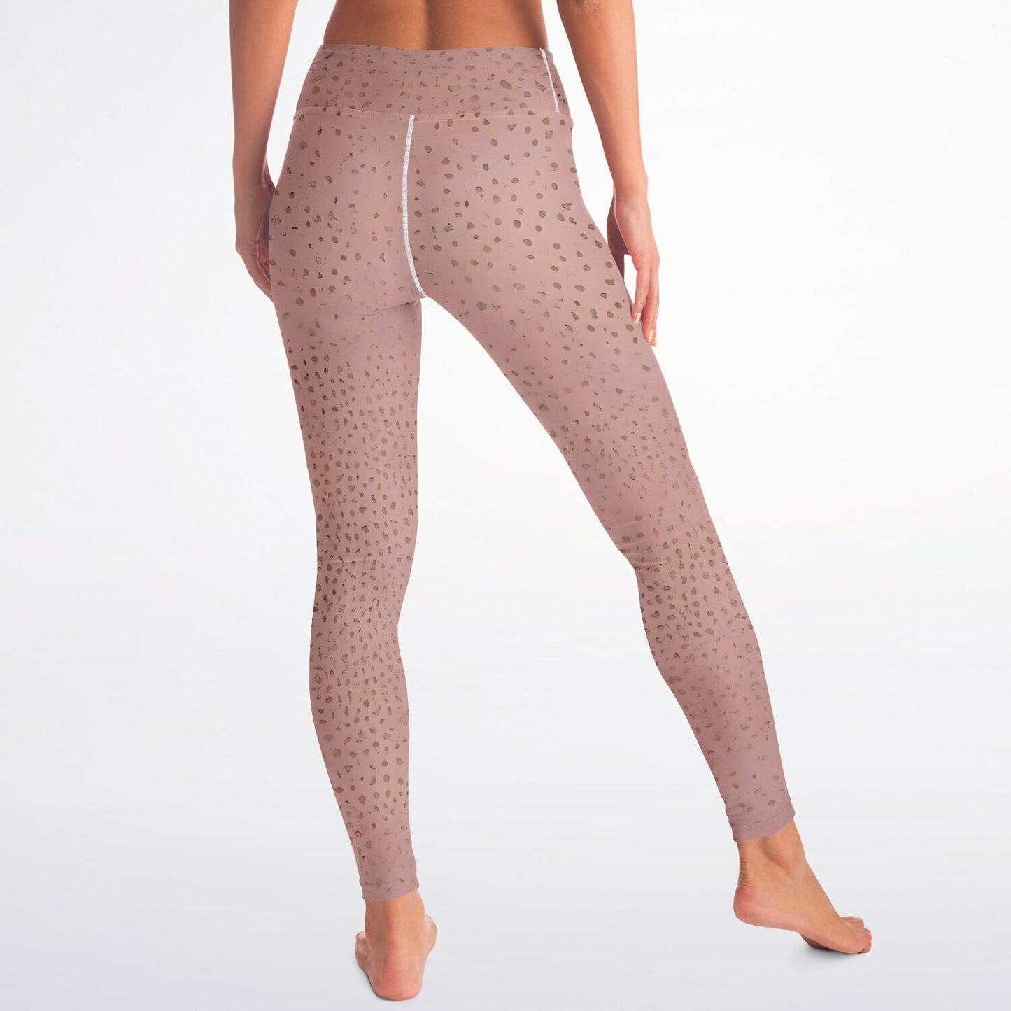 Peach Plush Yoga Leggings