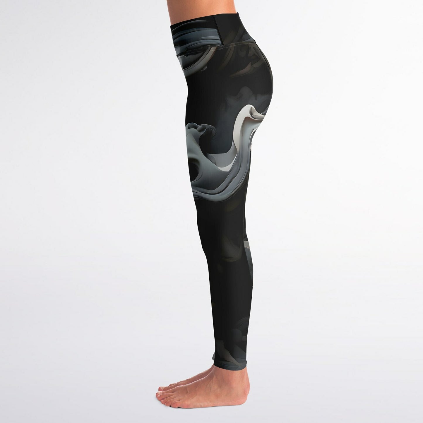 Charcoal Smoke Yoga Leggings