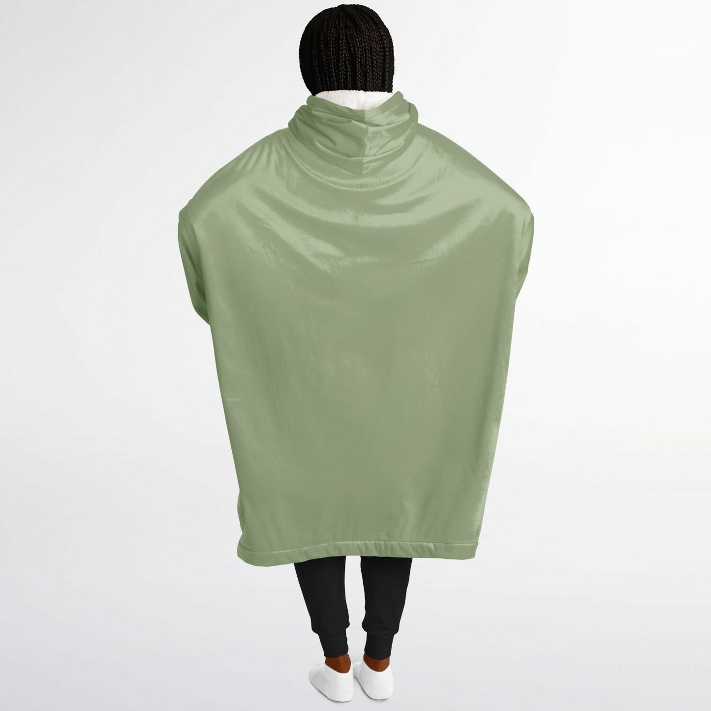 Sage Green Snug Hoodie - Fleece Hoodie - Essentials Hoodie