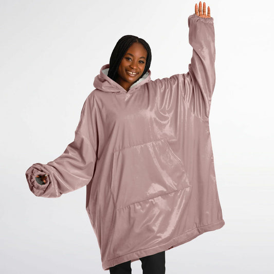 Dusty Rose Snug Hoodie - Fleece Hoodie - Essentials Hoodie